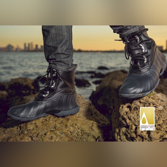 Ecilu Black Lace-Up Boots main image 8